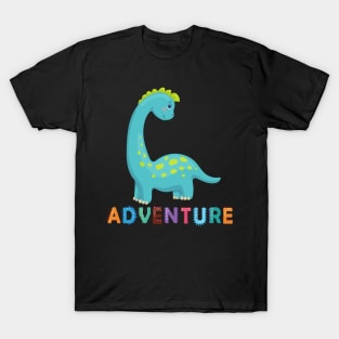 Adventure with a cute Dino. T-Shirt